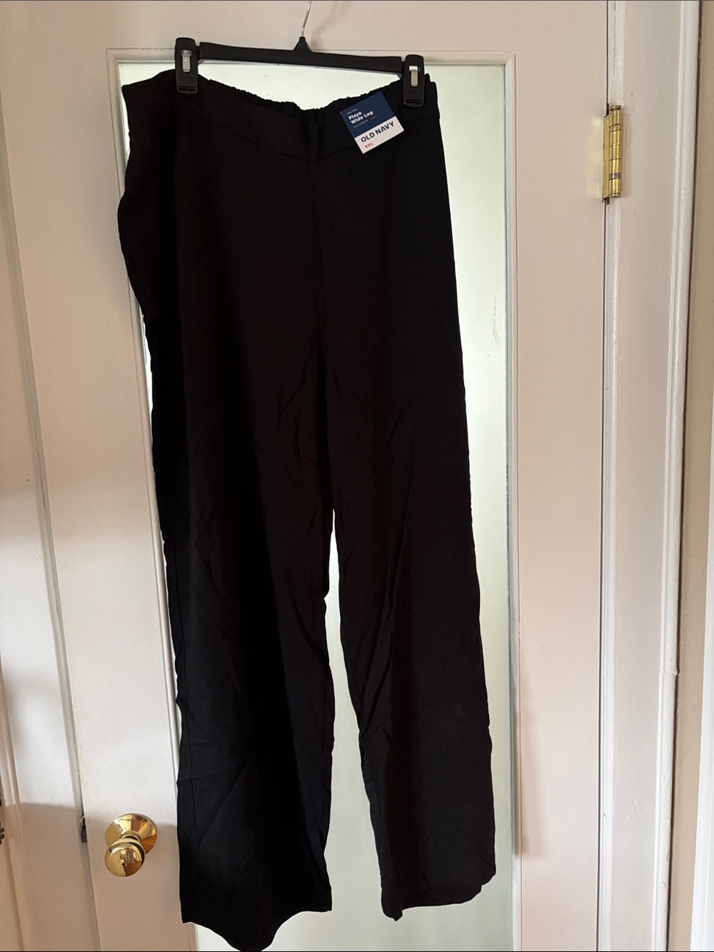 Old Navy Black Wide-Leg Pull-On Pants
